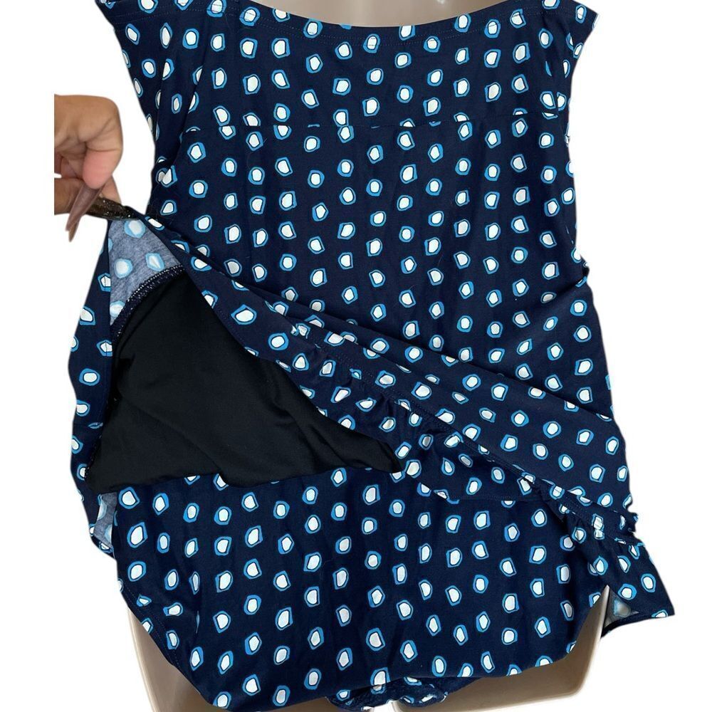 Coco Reef Blue Patterned Bikini Top - Picture 3 of 8